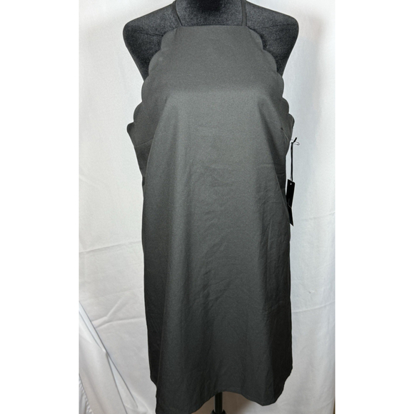 Lulus Dresses & Skirts - Lulus NWT Scalloped Endlessly Endearing Black Dress Large LBD NEW WITH TAGS